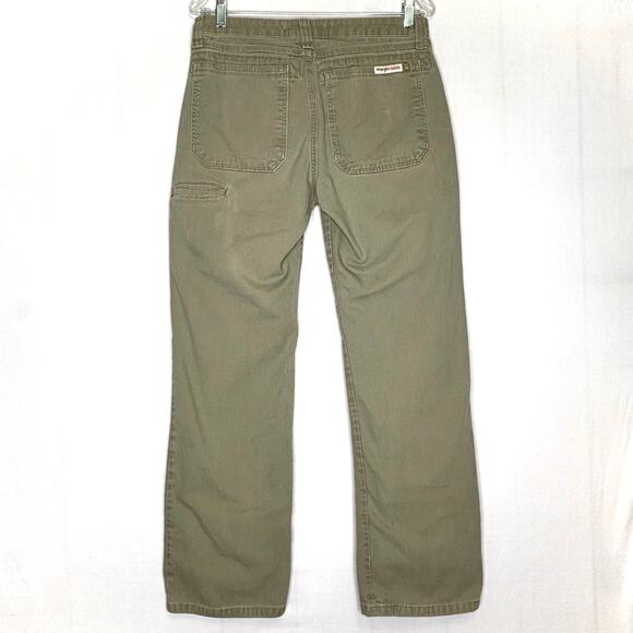 Wrangler Riggs Workwear Women’s Work Pant 10 x32 Bark Brown 32x32 Canvas STAINS - Picture 8 of 10